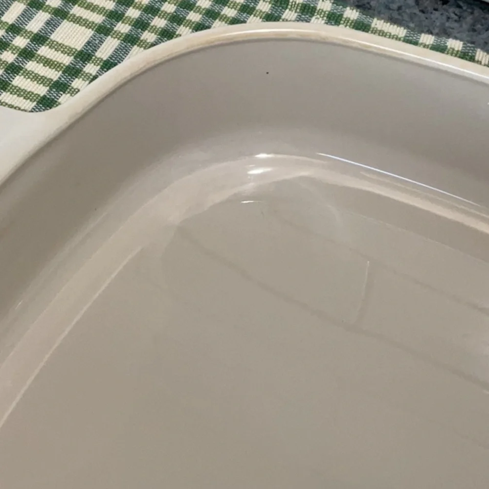 Corning ‘Abundance’ oven dish with brown Pyrex lid.  1990s - Picture 4 of 12